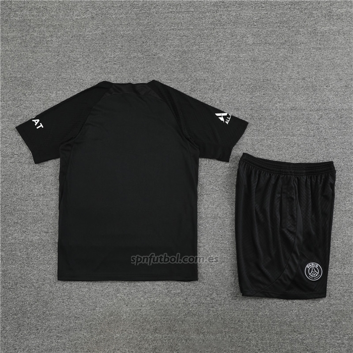 Chandal del Paris Saint-Germain Manga Corta 2022-2023 Negro - Pantalon Corto